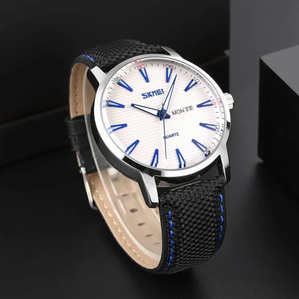 Мужские часы Skmei 9303SIBU Silver-Blue фото 5