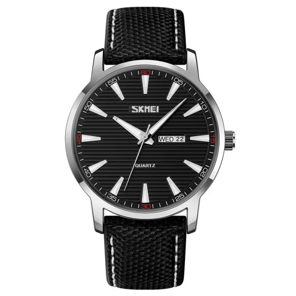Мужские часы Skmei 9303SIBK Silver-Black фото 1