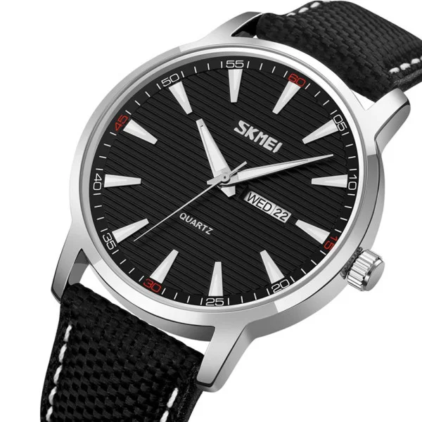 Мужские часы Skmei 9303SIBK Silver-Black фото 3