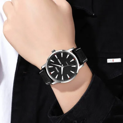 Чоловічий годинник Skmei 9303SIBK Silver-Black