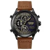 Мужские часы Skmei 1975LDKBNBK Dark Brown-Black Leather. фото 2