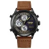 Мужские часы Skmei 1975LDKBNWT Dark Brown-White Leather. фото 2