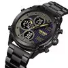 Чоловічий годинник Skmei 1975SBKBK Black-Black Steel фото 3