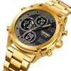 Чоловічий годинник Skmei 1975SGDBK Gold-Black Steel фото 3