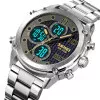 Мужские часы Skmei 1975SSIBK Silver-Black Steel фото 4