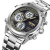 Чоловічий годинник Skmei 1975SSIWT Silver-White Steel фото 3
