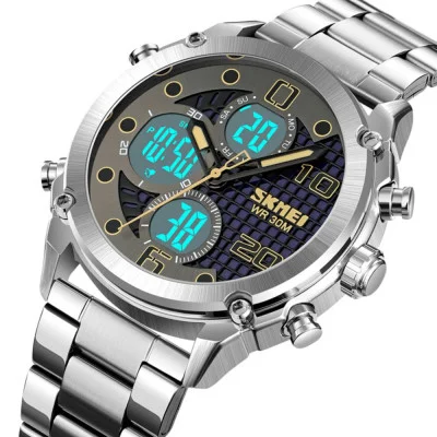 Чоловічий годинник Skmei 1975SSIWT Silver-White Steel