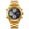 Чоловічий годинник Skmei 1975SGDWT Gold-White Steel фото 2