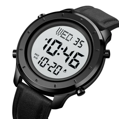 Чоловічий годинник Skmei 1864LBKWT Black-White Leather
