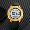 Чоловічий годинник Skmei 1864LGDWT Gold-White Leather фото 4