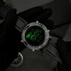 Чоловічий годинник Skmei 1864LSIBK Silver-Black Leather фото 8