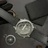 Чоловічий годинник Skmei 1864LSIBK Silver-Black Leather фото 11