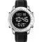 Skmei 1864LSIBK Silver-Black Leather