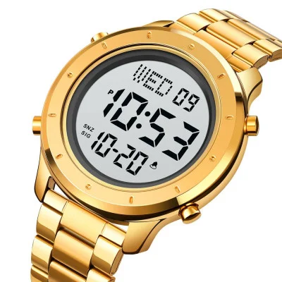 Чоловічий годинник Skmei 1864SGDWT Gold-White Steel