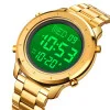 Мужские часы Skmei 1864SGDWT Gold-White Steel фото 4