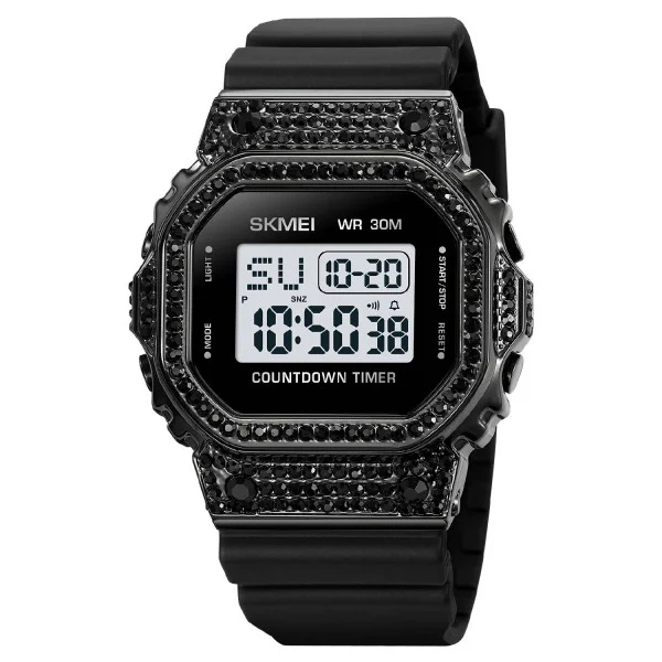 Женские часы Skmei 2000BK Black фото 1