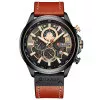 Мужские часы Curren 8380 Black-Brown фото 2