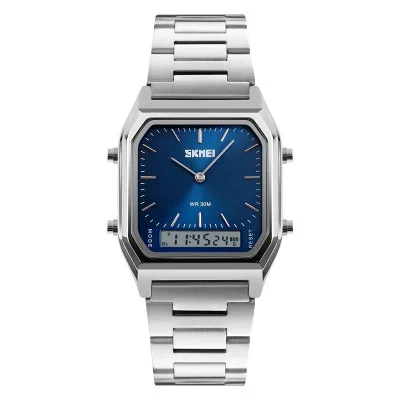 Наручний годинник Skmei 1220SIBU Silver-Blue