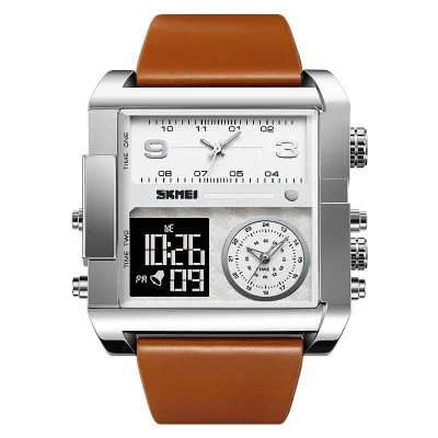 Чоловічий годинник Skmei 2020SIBKBN Silver-Black-Brown
