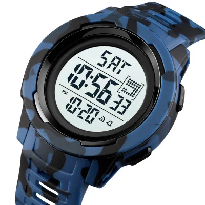 Мужские часы Skmei 1731CMBUWT Camo Blue-White