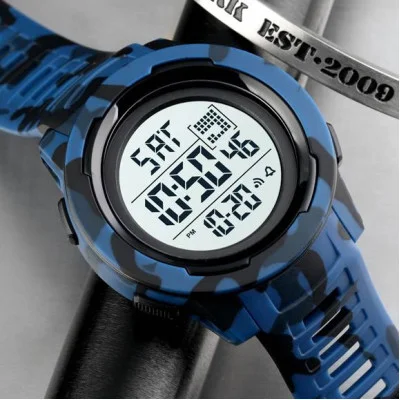 Мужские часы Skmei 1731CMBUWT Camo Blue-White