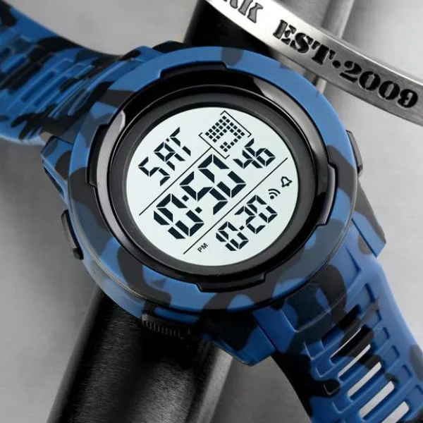 Мужские часы Skmei 1731CMBUWT Camo Blue-White фото 4