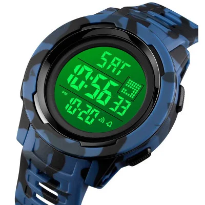 Мужские часы Skmei 1731CMBUWT Camo Blue-White