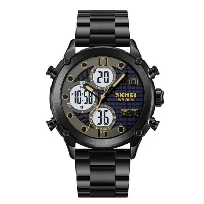 Чоловічий годинник Skmei 1975SBKWT Black-White Steel