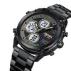 Чоловічий годинник Skmei 1975SBKWT Black-White Steel фото 3