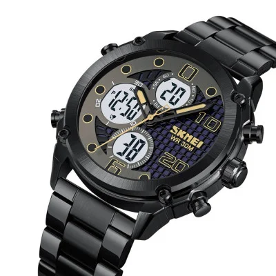 Чоловічий годинник Skmei 1975SBKWT Black-White Steel