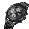 Мужские часы Skmei 1975SBKWT Black-White Steel фото 3