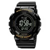 Мужские часы Skmei 2077BKGD Black Gold+Compass фото 2