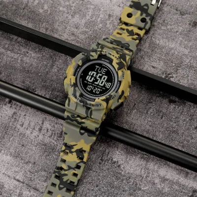 Чоловічий годинник Skmei 2077AGCM Army Green Camo+Compass