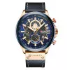 Чоловічий годинник Curren 8380 Blue-Cuprum фото 2