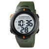 Чоловічий годинник Skmei 1560 Green-Orange фото 2