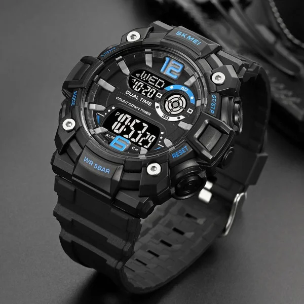 Мужские часы Skmei 2018BUBK Blue-Black фото 5