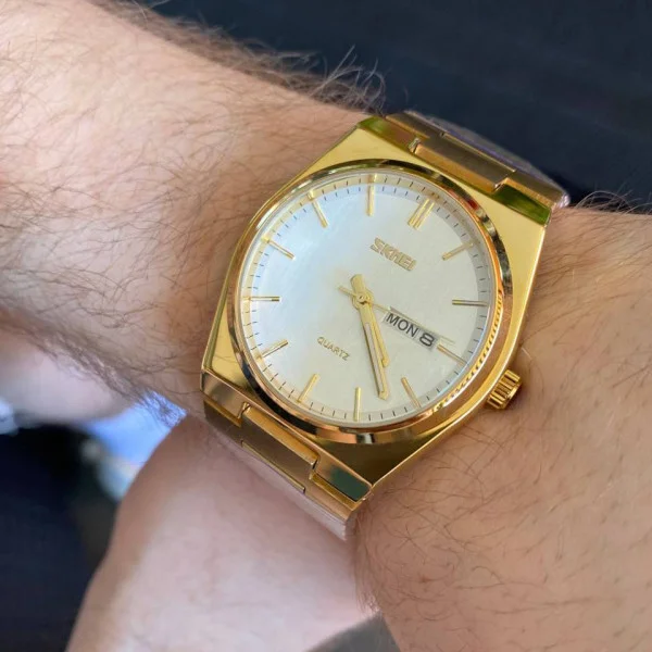 Мужские часы Skmei 9288GDSI Gold-Silver фото 5