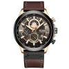 Мужские часы Curren 8380 Black-Cuprum-Dark Brown фото 2