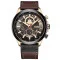 Curren 8380 Black-Cuprum-Dark Brown