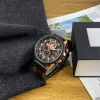 Мужские часы Curren 8380 Black-Cuprum-Dark Brown фото 8