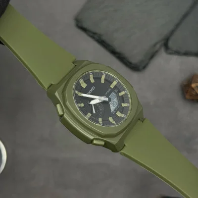 Мужские часы Skmei 2091AGWT Army Green White