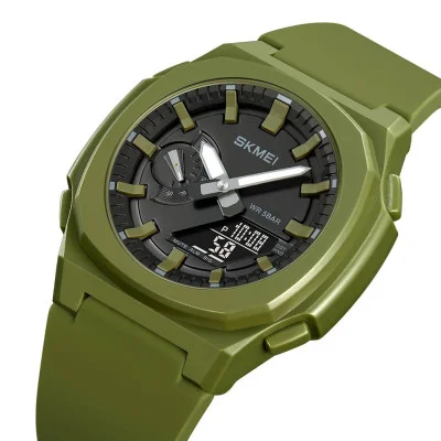 Чоловічий годинник Skmei 2091AGBK Army Green Black