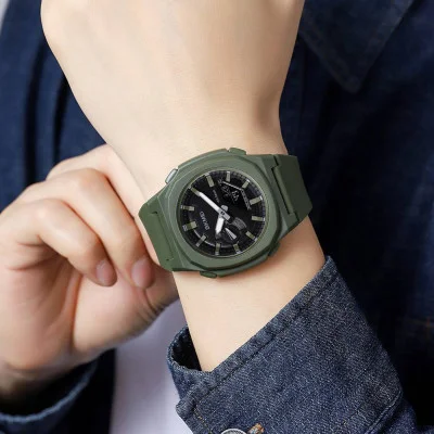 Чоловічий годинник Skmei 2091AGBK Army Green Black