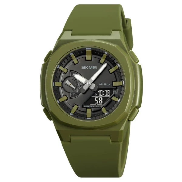Мужские часы Skmei 2091AGBK Army Green Black фото 1