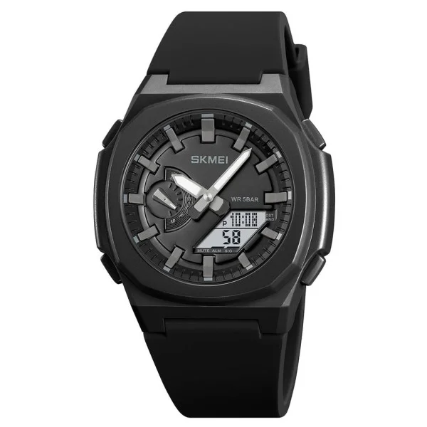Чоловічий годинник Skmei 2091BKGYWT Black-Grey White фото 1