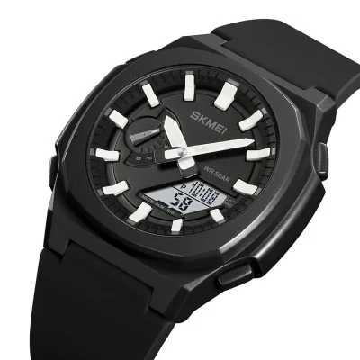 Чоловічий годинник Skmei 2091BKWTWT Black-White White
