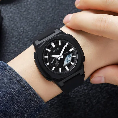 Чоловічий годинник Skmei 2091BKWTWT Black-White White