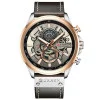 Чоловічий годинник Curren 8380 Cuprum-Silver-Brown фото 2