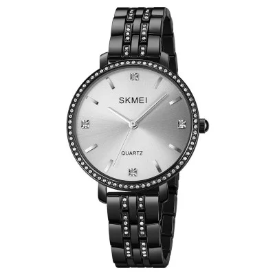 Жіночий годинник Skmei 2006BKSI Black-Silver