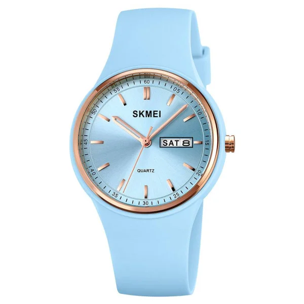 Жіночий годинник Skmei 2057LTBU Lignt Blue фото 1